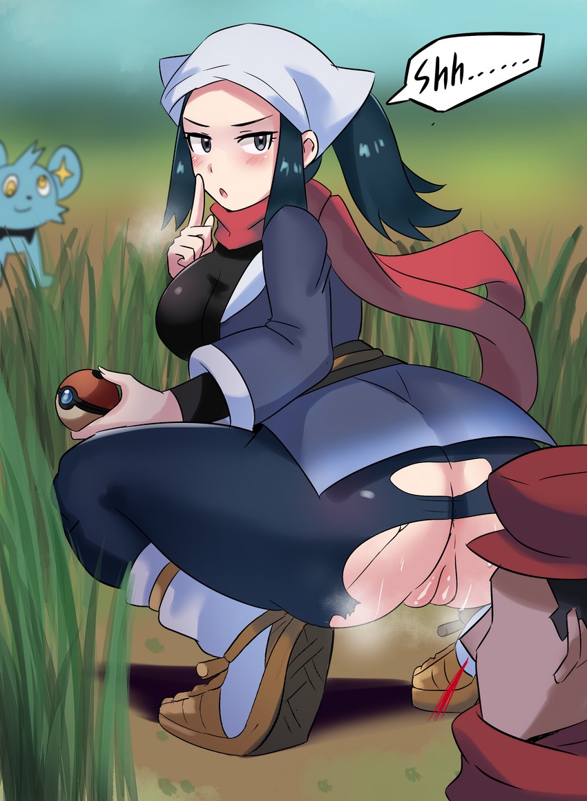 akari, rei, and shinx (pokemon and 1 more) drawn by ytrall