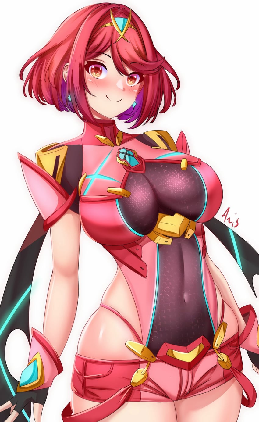 pyra (xenoblade chronicles and 1 more) drawn by anisdrawn