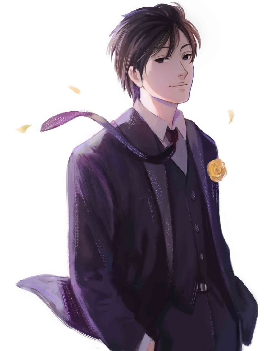 sai (naruto and 1 more) drawn by xmonday_mintx