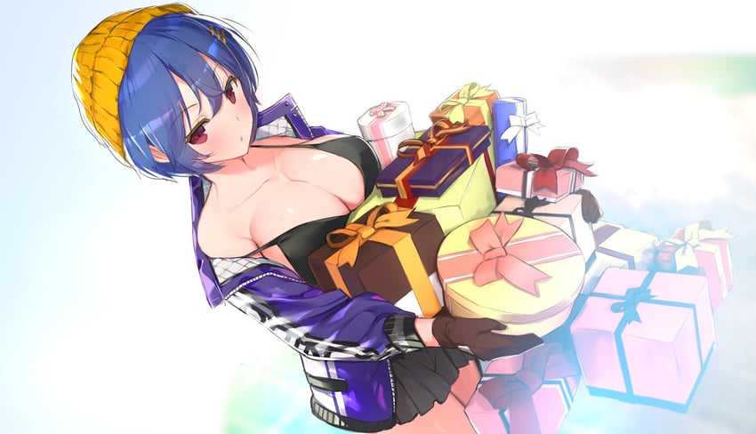 amane (senran kagura and 1 more) drawn by yaegashi_nan