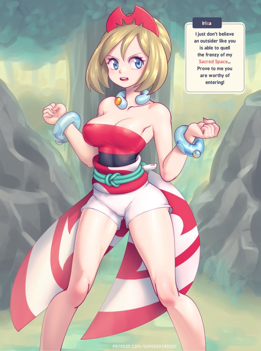 irida (pokemon and 1 more) drawn by supersatanson