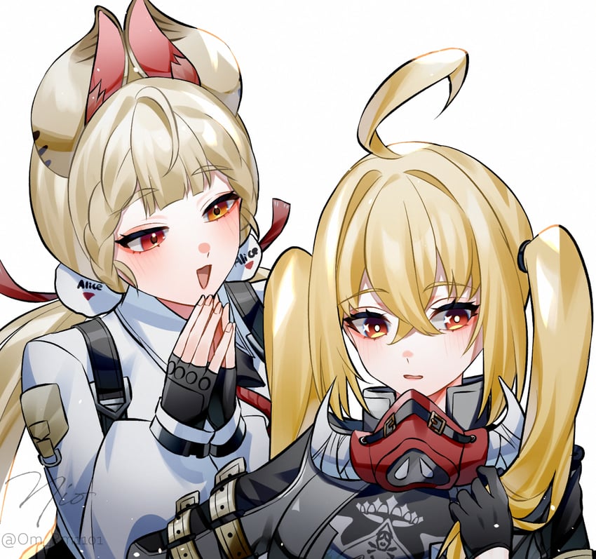 luciana de montefio and alice thymefield (zenless zone zero) drawn by om_rm1101