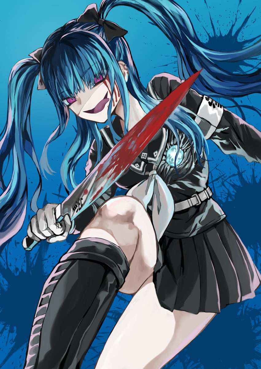 amemiya darumi (the hundred line -last defense academy-) drawn by pageratta
