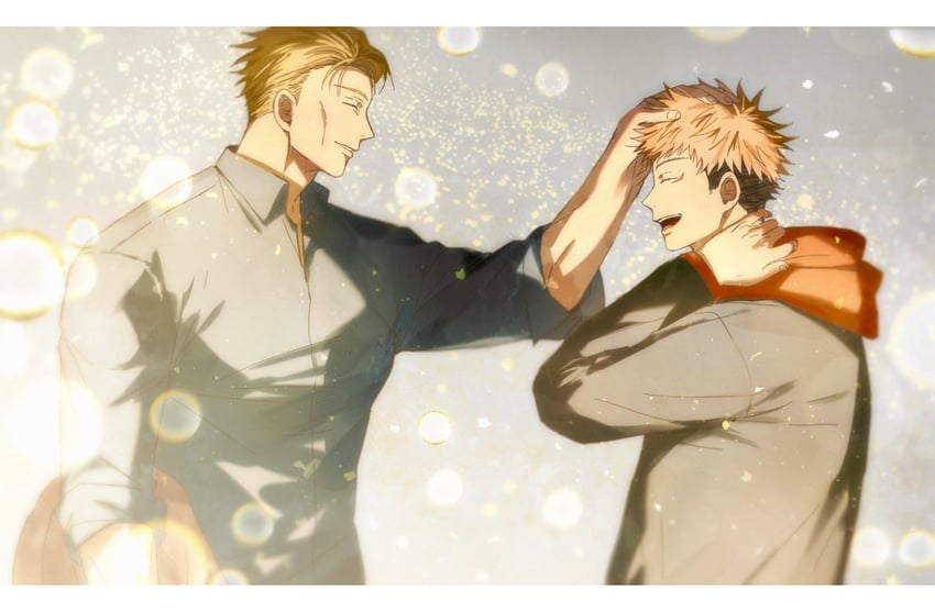 itadori yuuji and nanami kento (jujutsu kaisen) drawn by yoon_(dmsco1803)