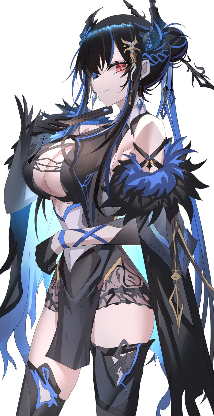 nerissa ravencroft (hololive and 1 more) drawn by weyas_kayur