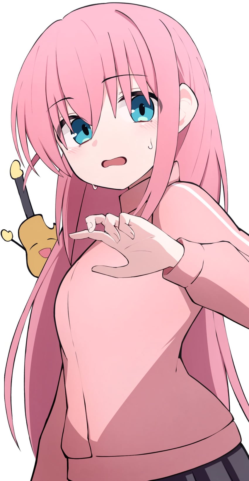 gotoh hitori (bocchi the rock!) drawn by yuntaro_(ramen_star)
