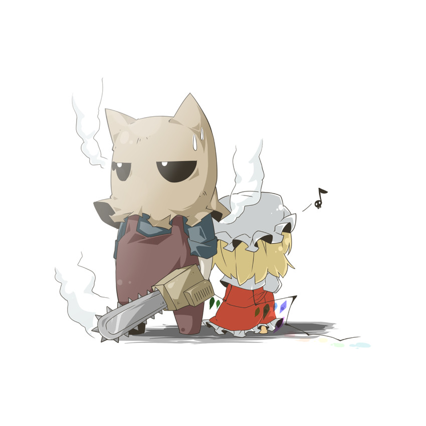 flandre scarlet and dr. salvador (touhou and 2 more) drawn by eiri_(eirri)