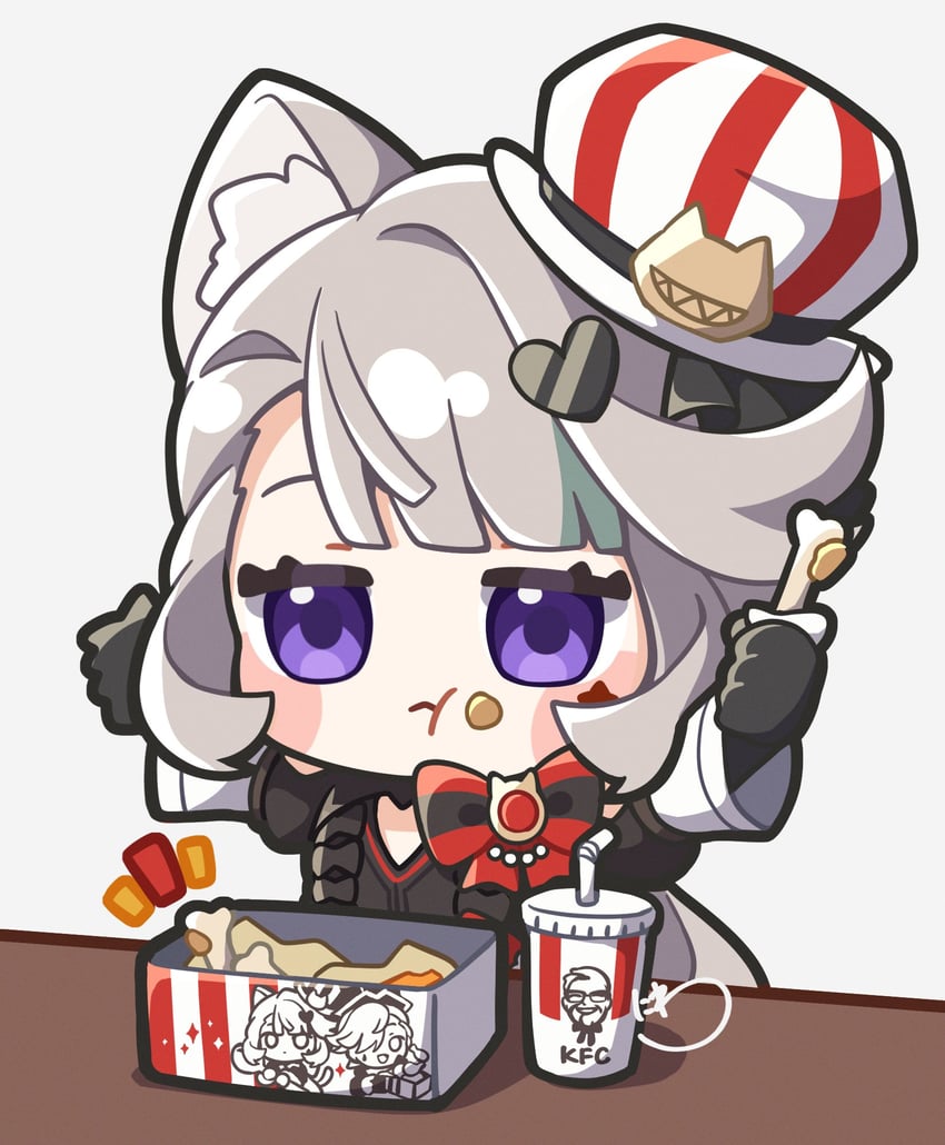 lynette (genshin impact and 1 more) drawn by niwa_2810