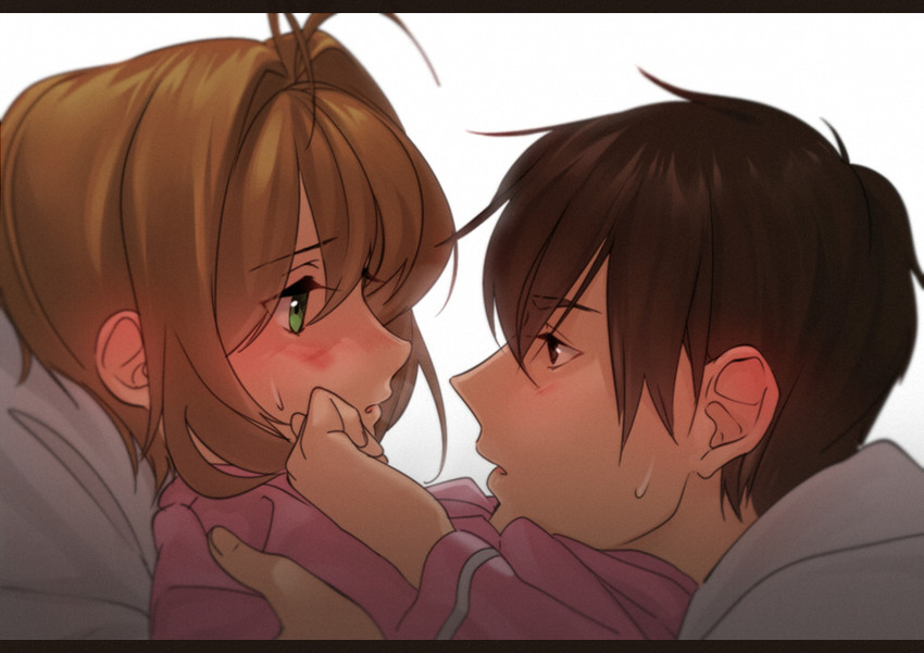 kinomoto sakura and kinomoto touya (cardcaptor sakura) drawn by abbystea
