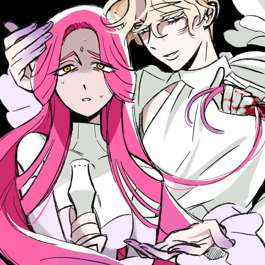 mizi and luka (alien stage) drawn by yono_nakakane