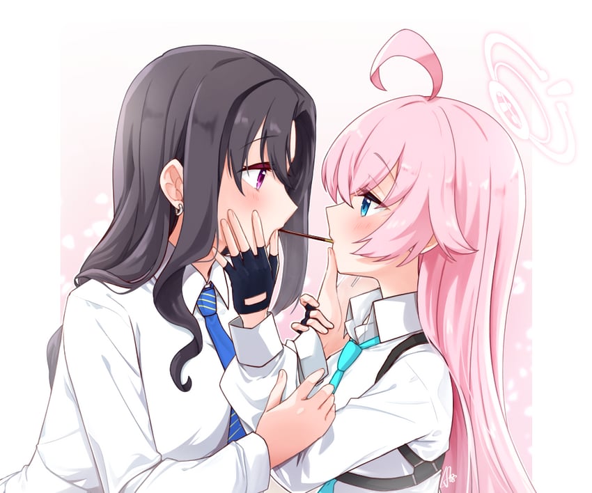 sensei, hoshino, and female sensei (blue archive) drawn by rarasa_(rarasa)