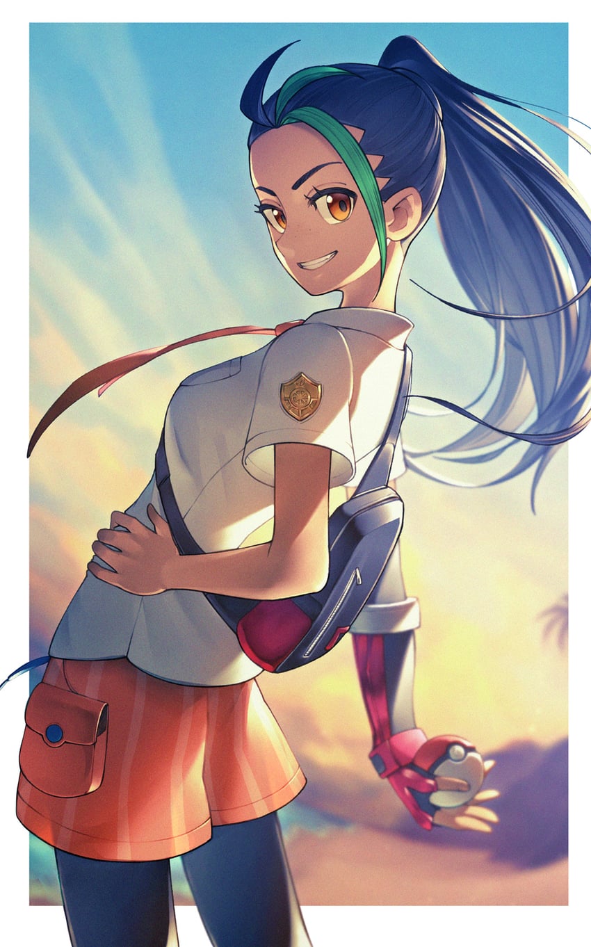 nemona (pokemon and 1 more) drawn by naoki_eguchi