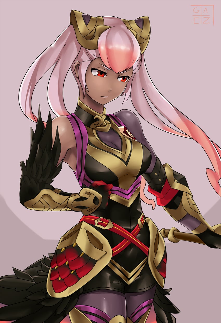 laevatein (fire emblem and 1 more) drawn by geazs