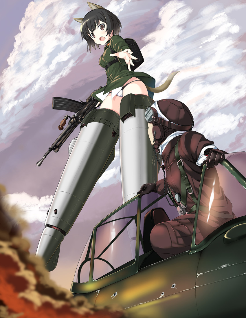 katou takeko (world witches series and 1 more) drawn by a9b_(louis814)