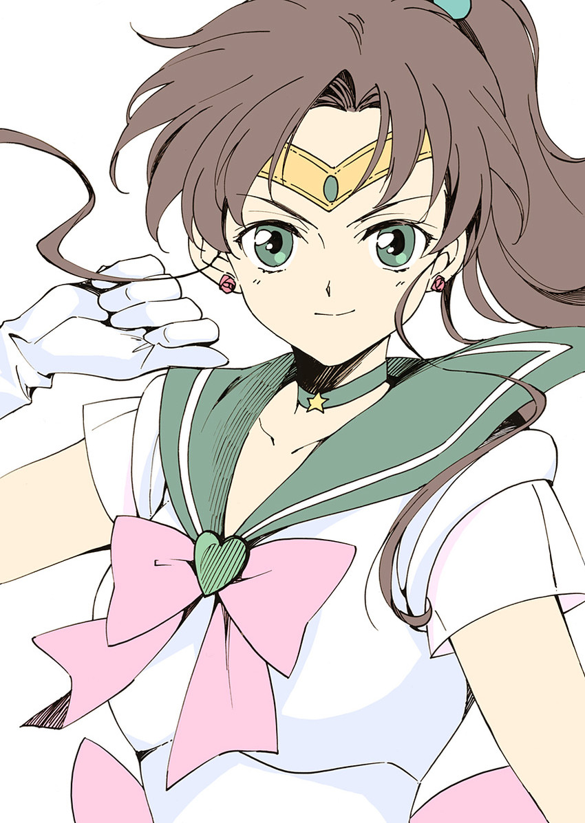 kino makoto, sailor jupiter, and super sailor jupiter (bishoujo senshi sailor moon) drawn by agahari