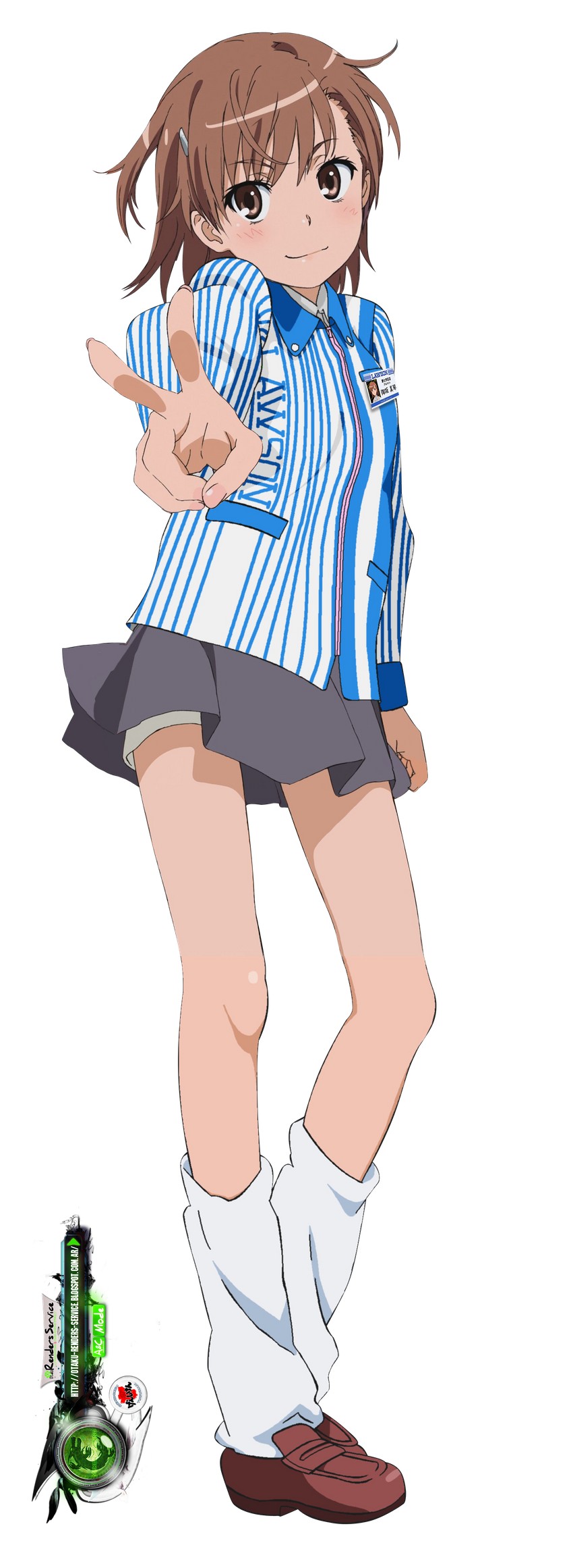 misaka mikoto (toaru majutsu no index and 1 more) drawn by ors_anime_renders