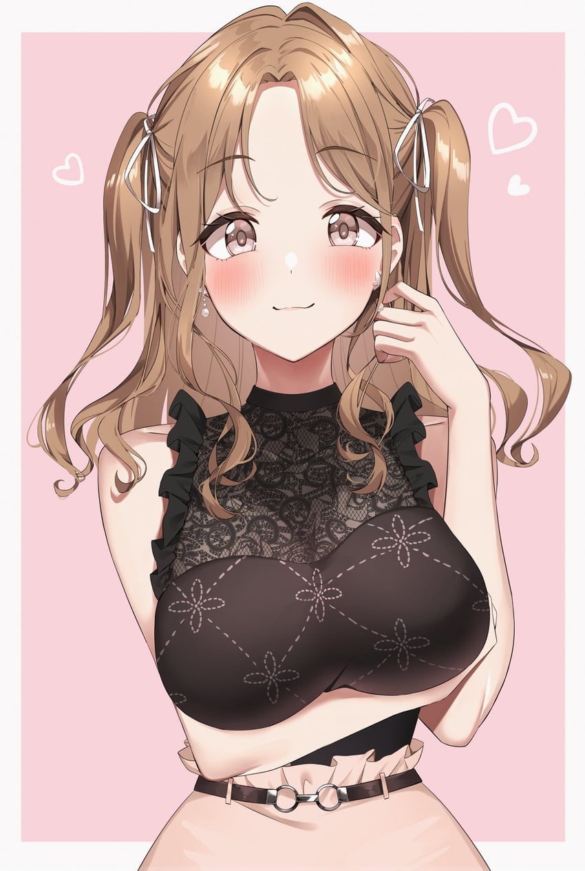 ichikawa hinana (idolmaster and 1 more) drawn by gawawawa