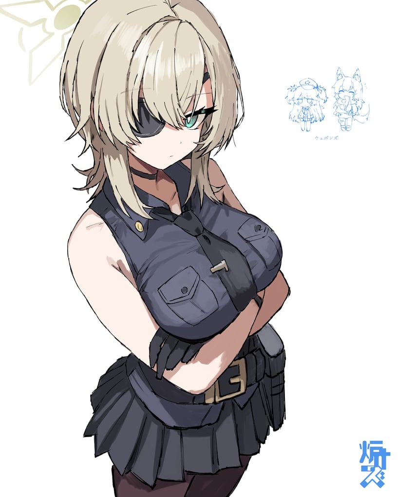 suou, super-shorty, and m500 (blue archive and 1 more) drawn by r_scrubed