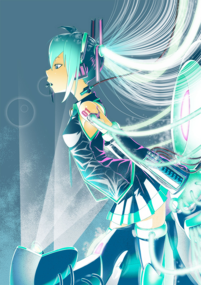 hatsune miku (vocaloid) drawn by todoroki_(xttn9dul)