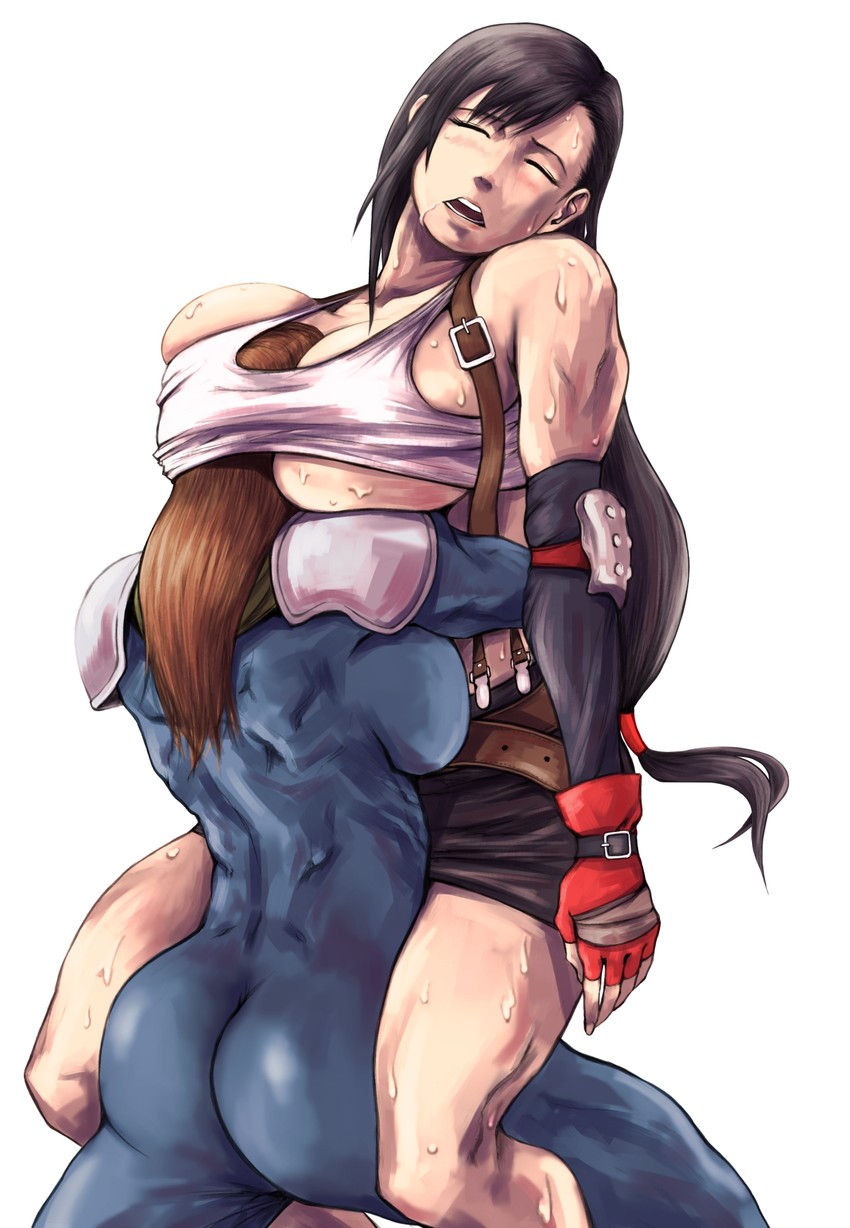 tifa lockhart (final fantasy and 1 more) drawn by mimiyama_kiichi