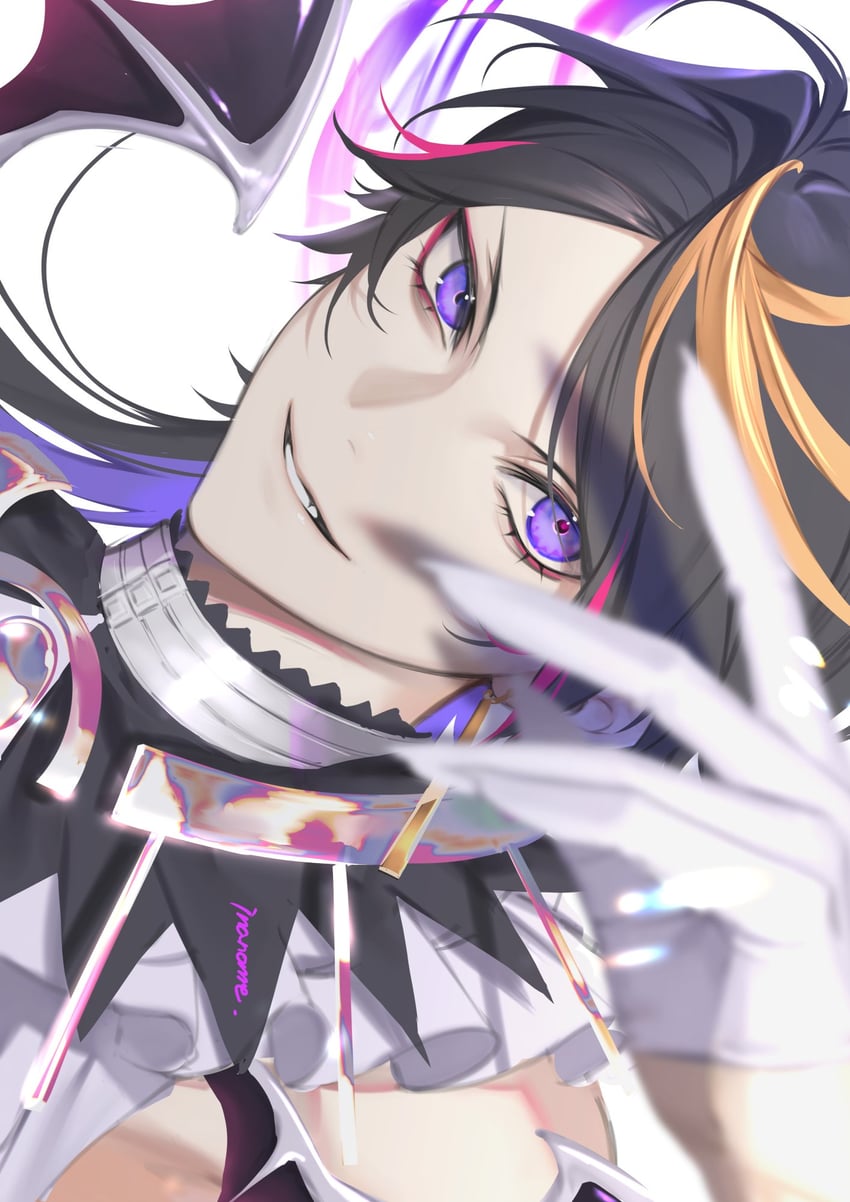 shu yamino (nijisanji and 1 more) drawn by inanome_me
