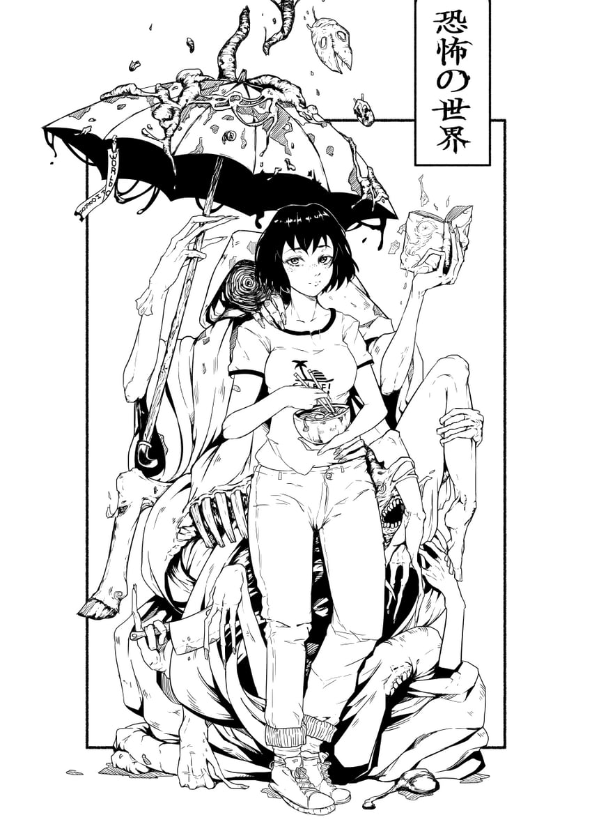 mimi (world of horror) drawn by velminth