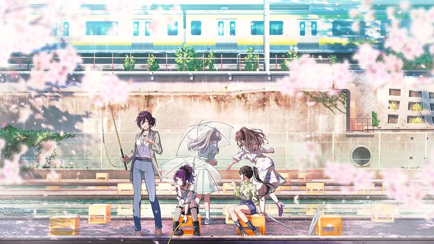 shirase sakuya, tsukioka kogane, tanaka mamimi, yukoku kiriko, and mitsumine yuika (idolmaster and 1 more)