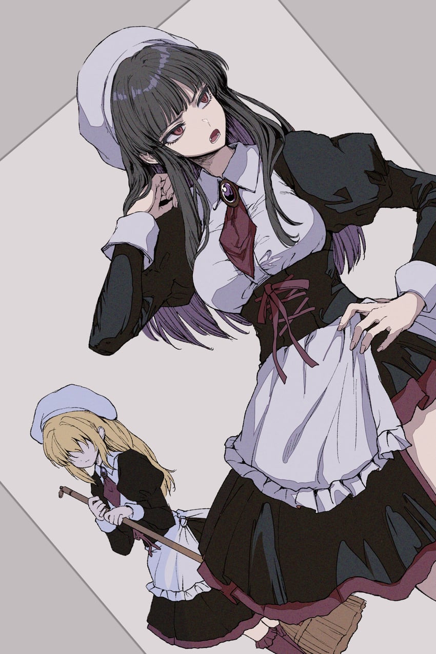 yasu and lunon (umineko no naku koro ni) drawn by prprpkpy