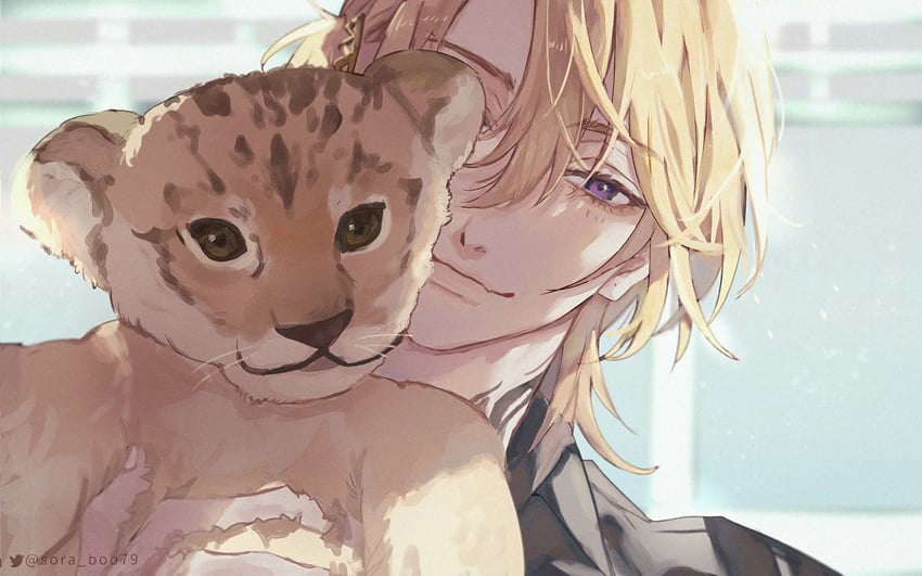 luca kaneshiro (nijisanji and 1 more) drawn by soranaki