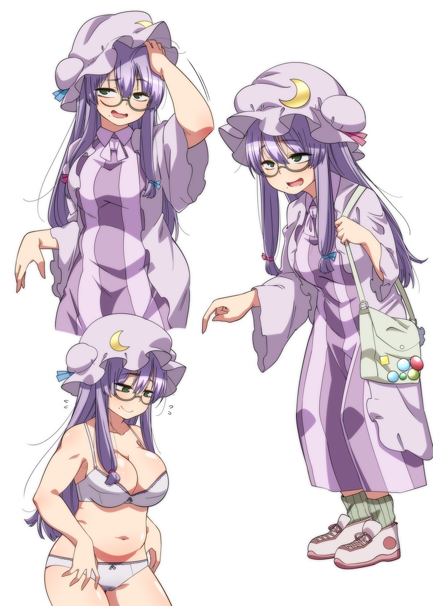 patchouli knowledge (original and 1 more) drawn by jeno