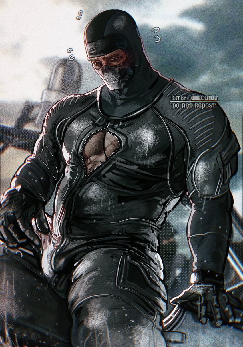 ghost (call of duty and 1 more) drawn by umikochannart