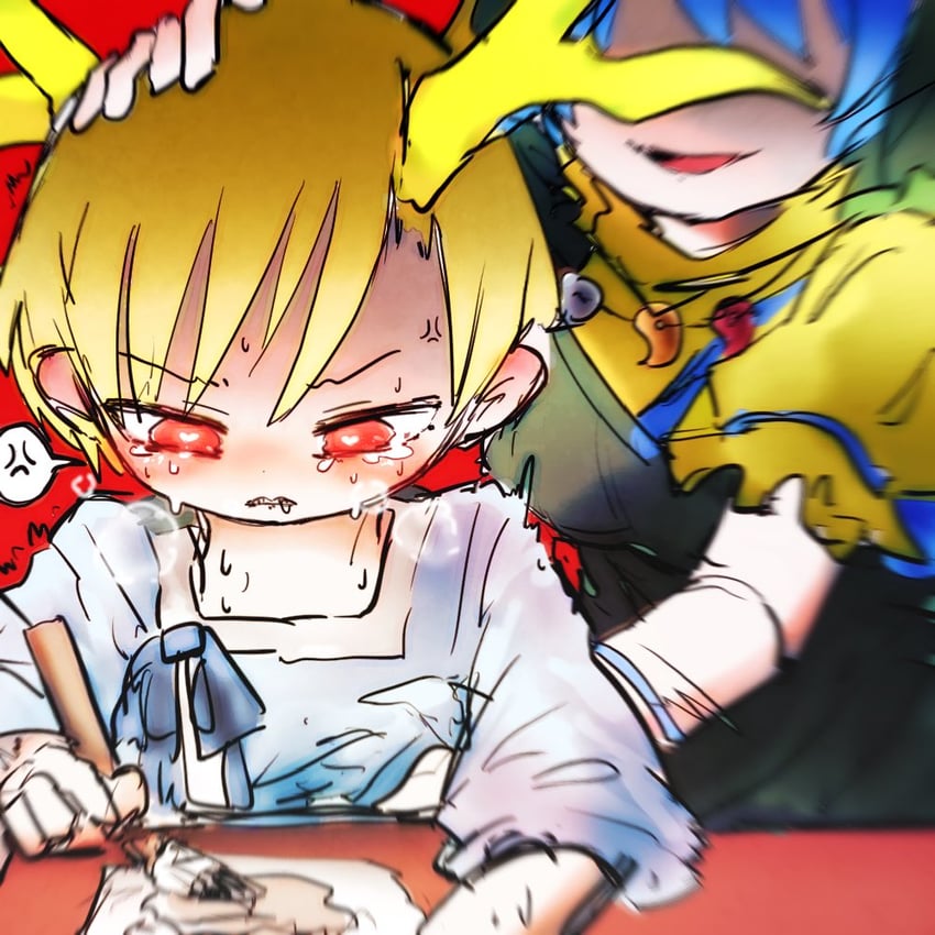 kicchou yachie and haniyasushin keiki (touhou) drawn by maki_(osobabouro)