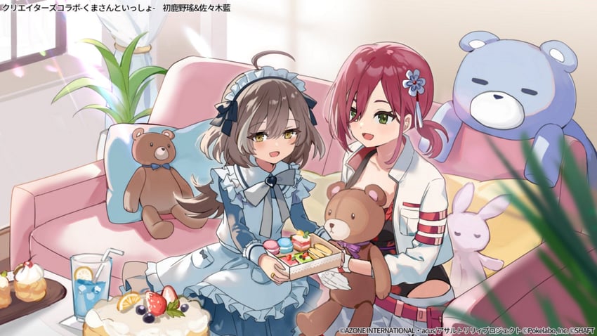 sasaki ran and hatsukano yo (assault lily) drawn by karasu_btk