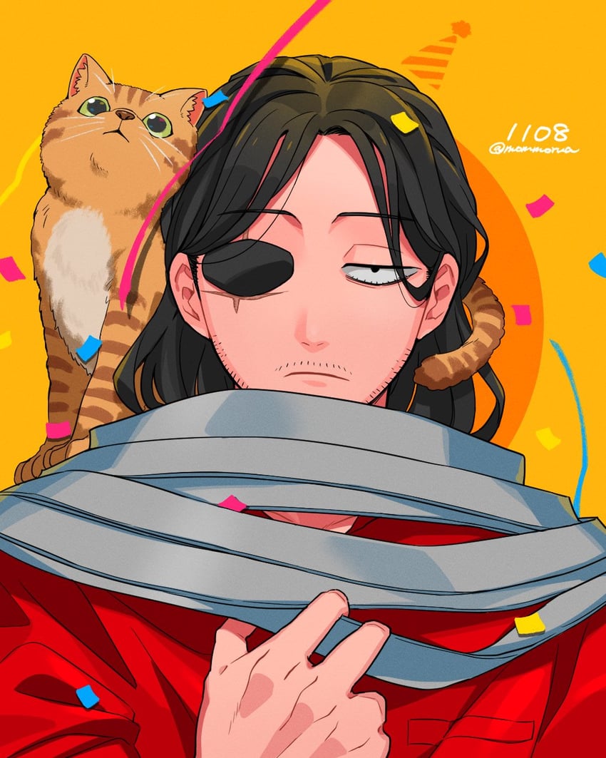 aizawa shota (boku no hero academia) drawn by mommorua