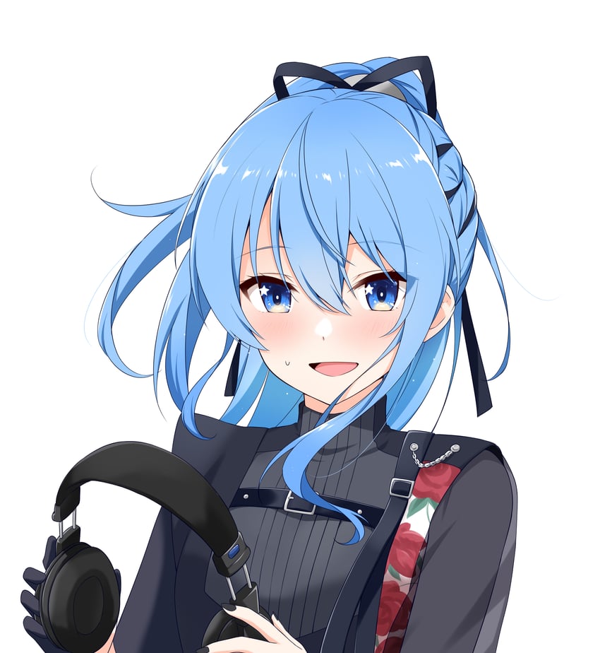 hoshimachi suisei (hololive and 1 more) drawn by felutiahime