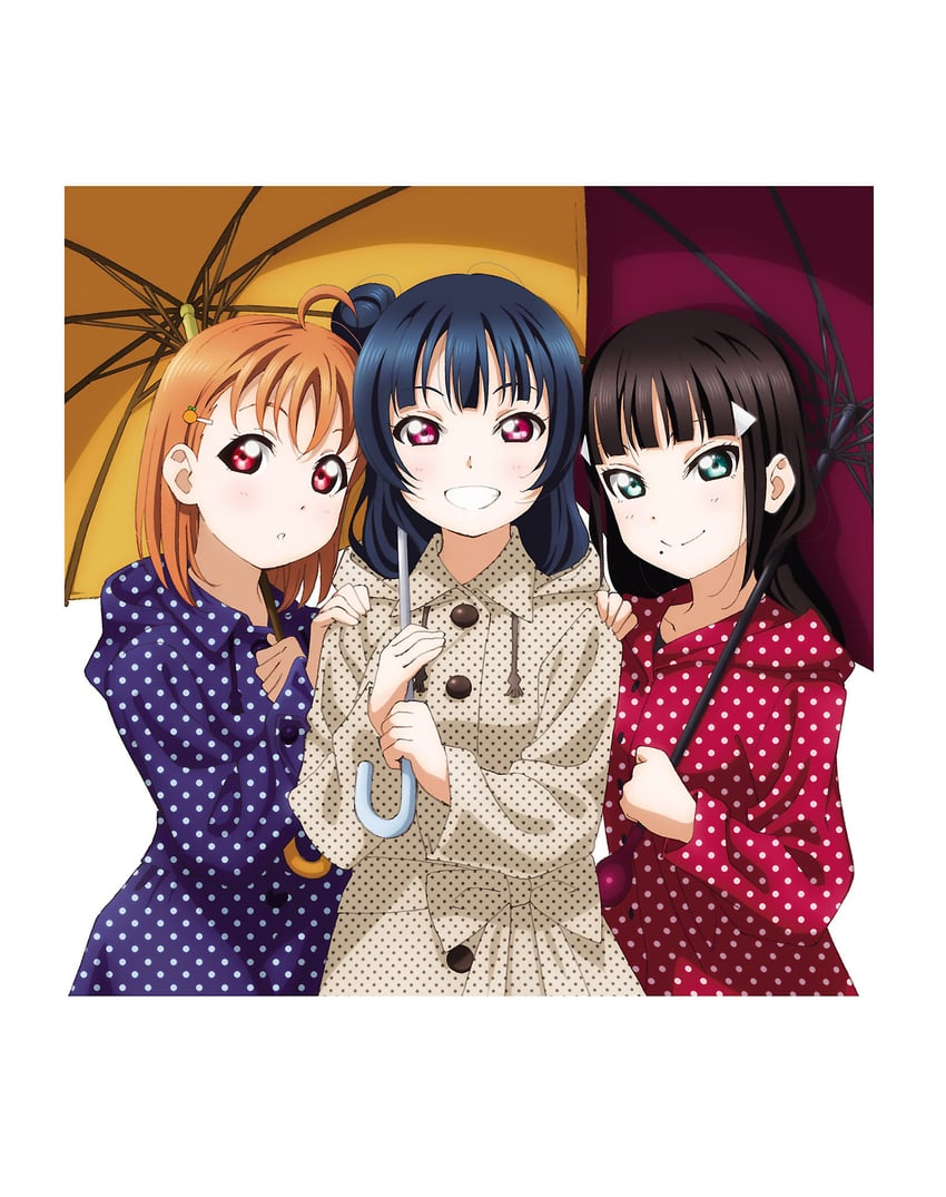 tsushima yoshiko, takami chika, and kurosawa dia (love live! and 1 more)
