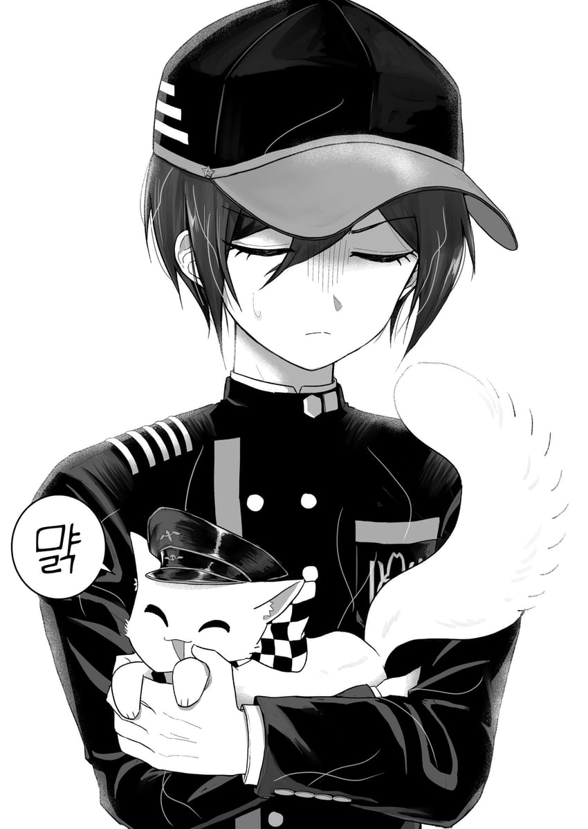 oma kokichi and saihara shuichi (danganronpa and 1 more) drawn by mary_(marlone_kuhl)