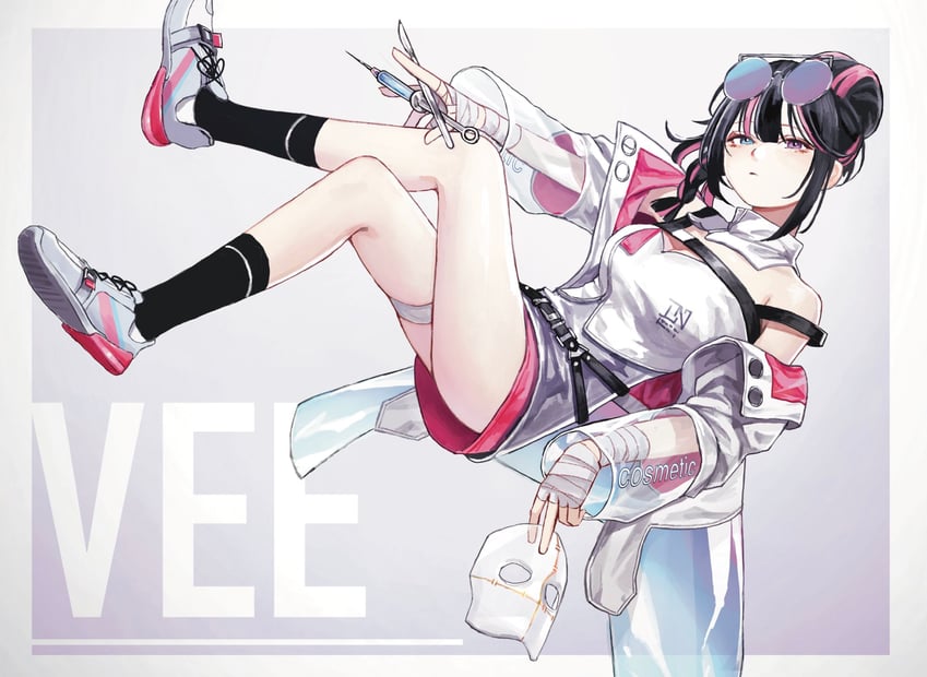 vee (girls' frontline and 1 more) drawn by mamekusa_shirou