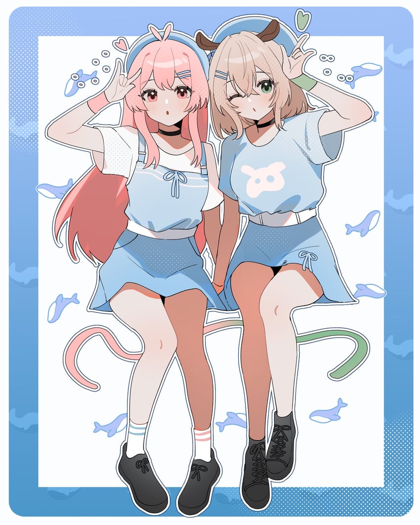 nimi nightmare and mumble (original and 1 more) drawn by hana20000920