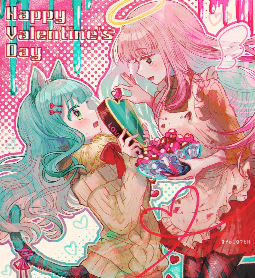 tamaki iroha and futaba sana (mahou shoujo madoka magica and 1 more) drawn by totte