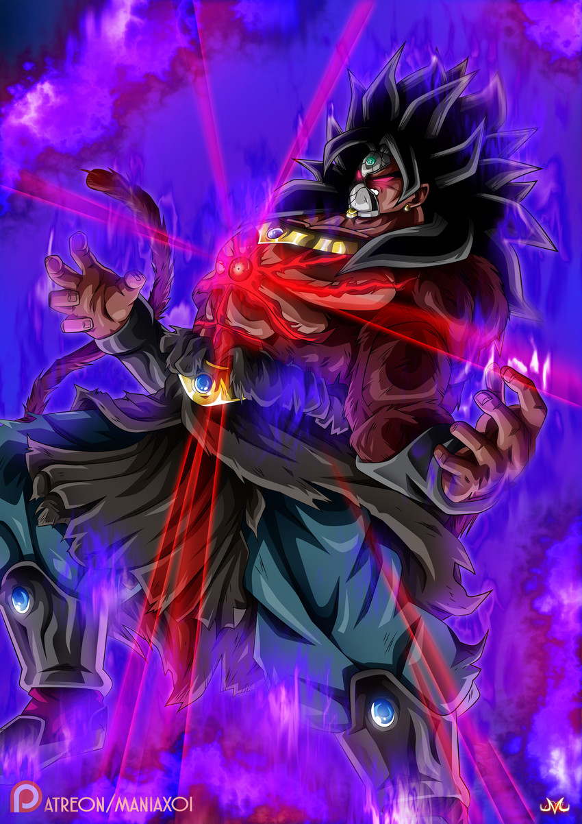 broly (dragon ball and 1 more) drawn by maniaxoi