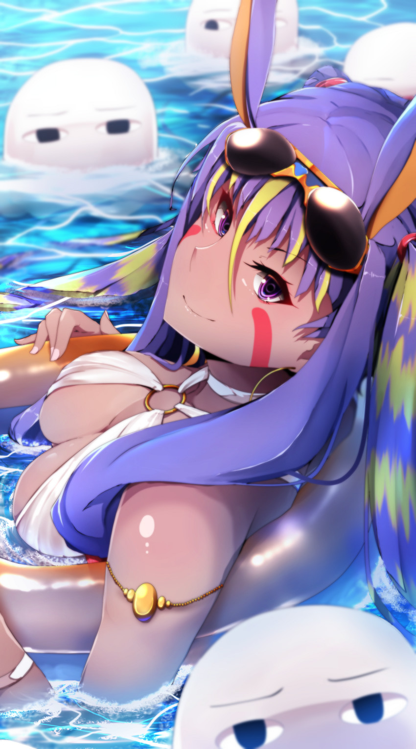 nitocris and medjed (fate and 1 more) drawn by wada_kazu
