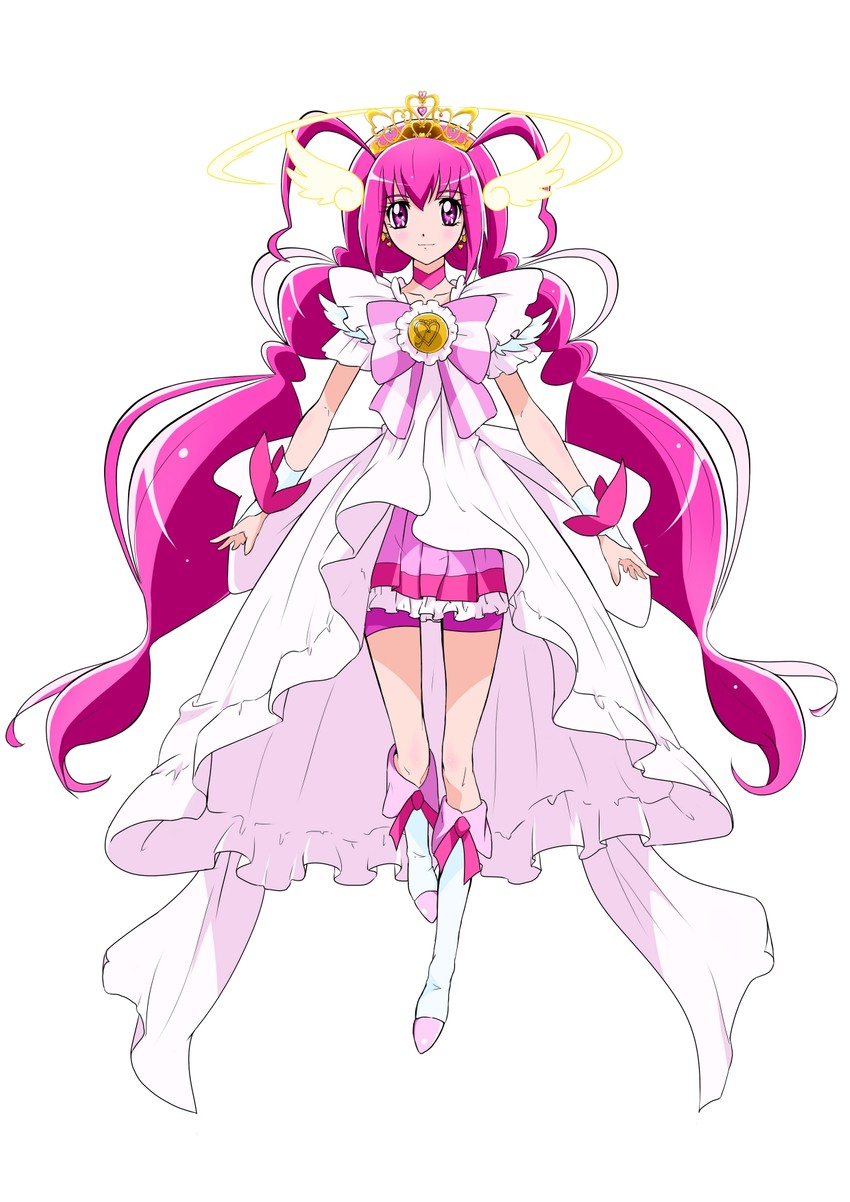 hoshizora miyuki and cure happy (precure and 1 more) drawn by nukosann