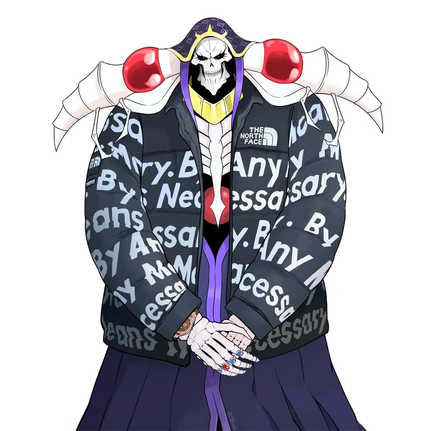 ainz ooal gown (overlord and 1 more) drawn by yblndr