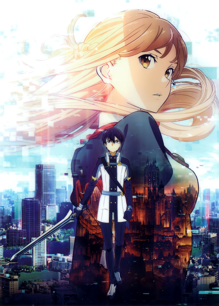 asuna and kirito (sword art online and 1 more)