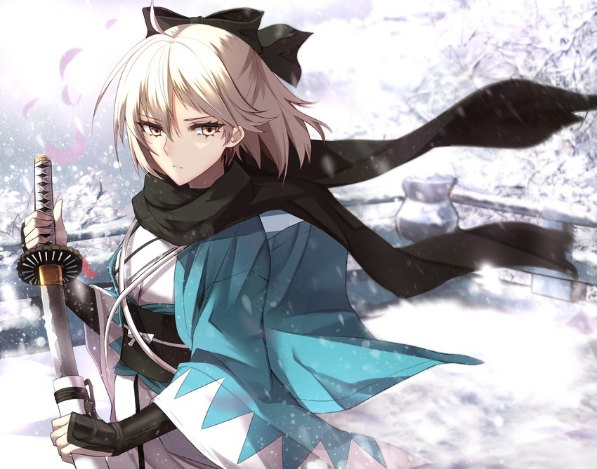 okita souji (fate and 1 more) drawn by shigure_s