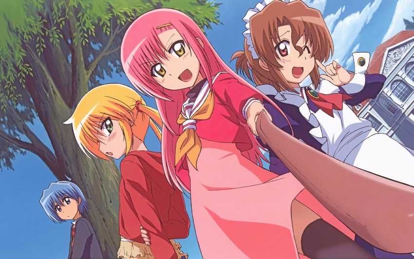 katsura hinagiku, sanzen'in nagi, maria, and ayasaki hayate (hayate no gotoku!) drawn by fujii_masahiro