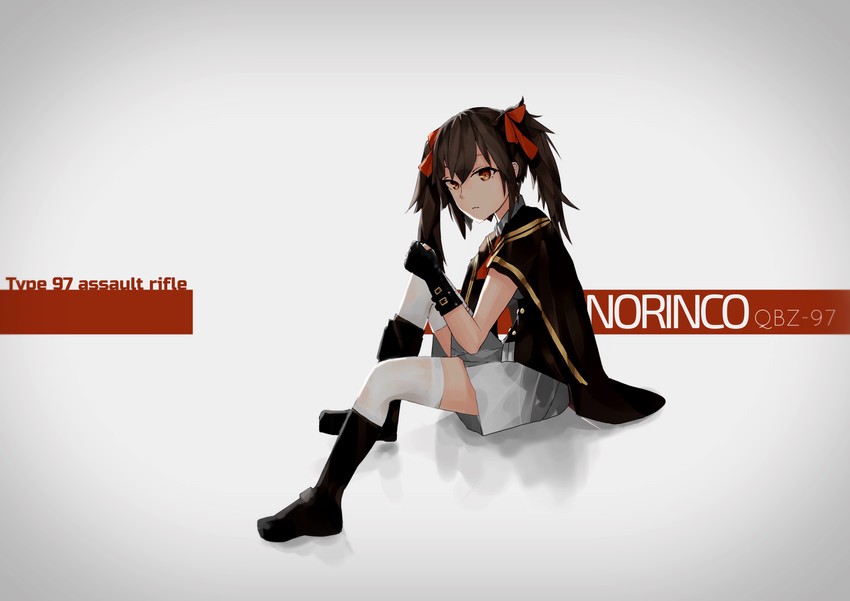 type 97 (girls' frontline) drawn by white_leaf