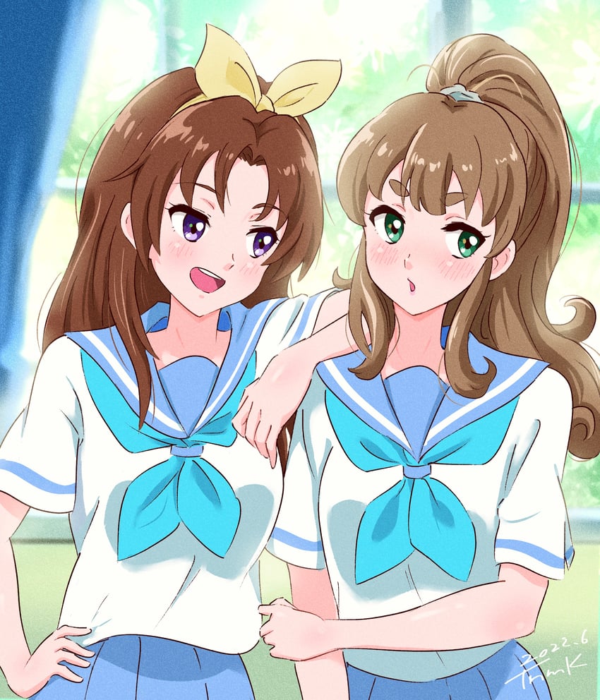 nakagawa natsuki and yoshikawa yuuko (hibike! euphonium) drawn by tsunemoku