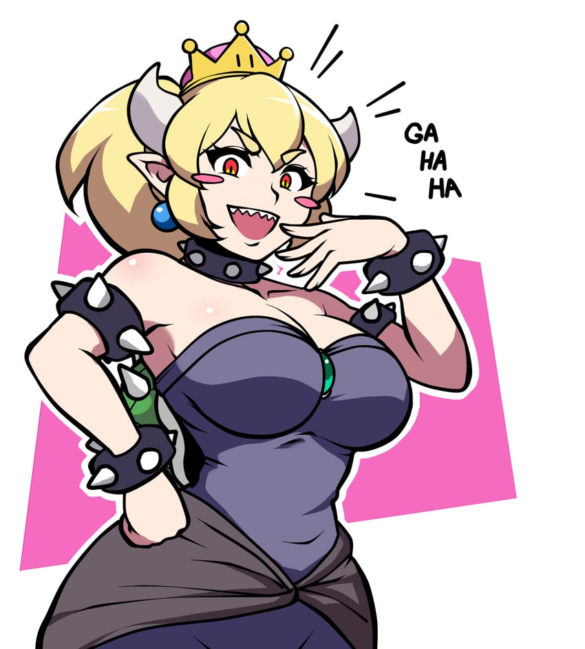 bowsette (mario and 1 more) drawn by jam-orbital